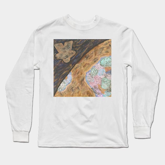 Up Here (FLIP) Long Sleeve T-Shirt by Zenanigans